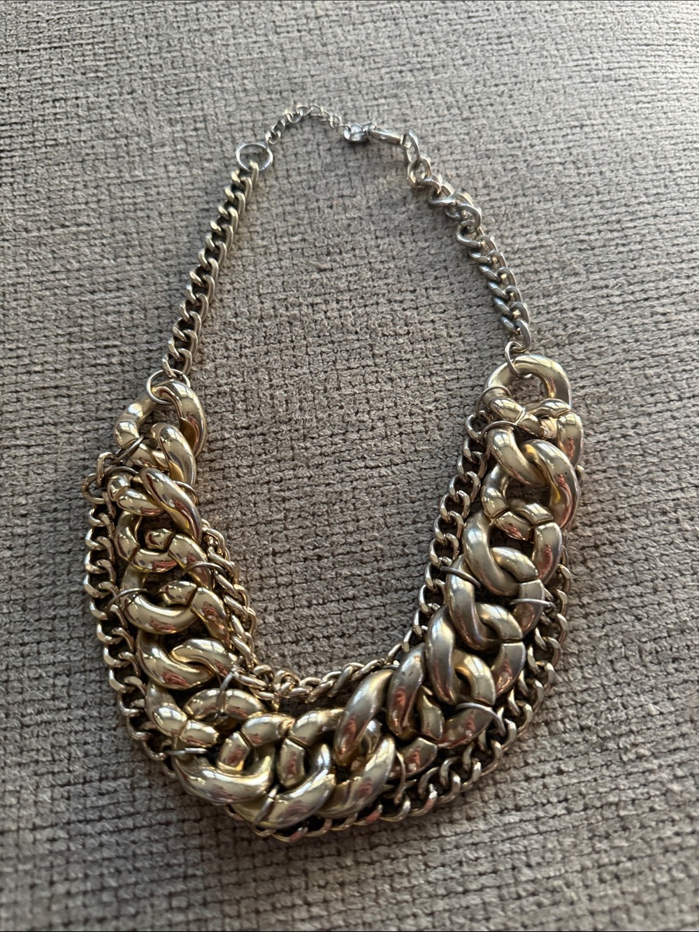 Gold-Tone Chunky Chain Statement Necklace - Women's Jewelry
